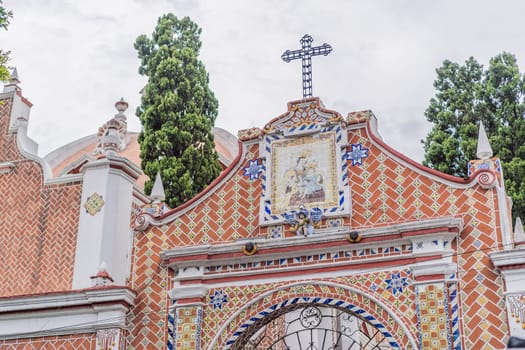 Colorful colonial streets of Puebla, Mexico. Vibrant architecture, cultural heritage, and historic charm concept.