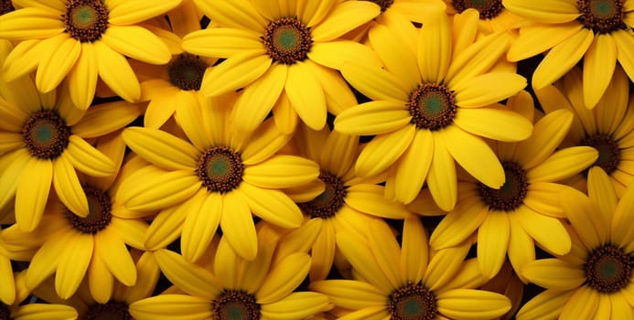 Gardening flora close mockup bright beauty summer chrysanthemum blossom up botany group plants yellow nature floral bloom flower background bouquet