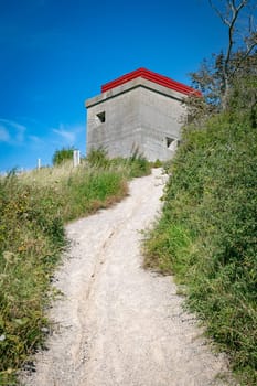 the tyskertarnet tower in mols bjerge denmark was a German radar tower from the Second World War