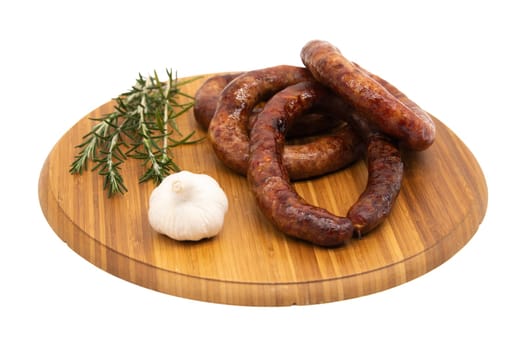 Cumberland sausage with Onion Rustic board