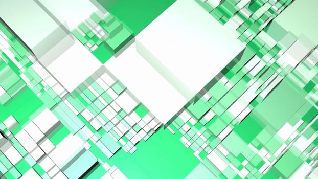 A bright composition of rectangles of different sizes.Motion.Multi-colored figures in animation that move and change sizes. High quality 4k footage