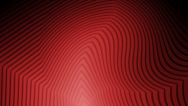 Moving spot of hypnotic stripes on colored background. Motion. Background with spreading spot and moving stripes. Hypnotic stripes or distortion effect.