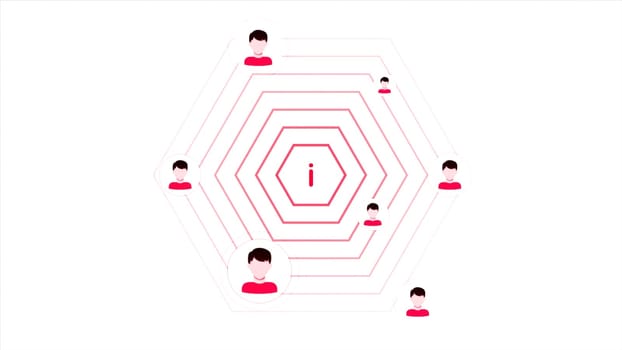 internet icon with moving waves. Motion. Background of moving lines and connection icon. Computer information or internet signal with wave lines. Exclamation mark icon or problem.