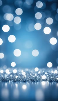 Festive blurred abstract background of Christmas lights . Vertical decorative wallpaper.Copy space. Used for digital backgrounds, cards and social media stories.