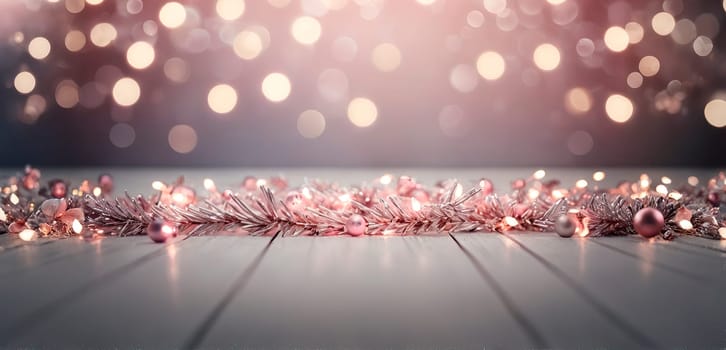 Festive abstract bokhe background with Christmas background Copy space. Used for digital backgrounds,graphic resources for invitations and product ads.