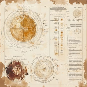 This infographic menu illustrates the diversity of celestial bodies in the solar system, showcasing their phases and characteristics.