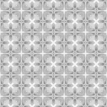 Exotic seamless pattern. Black and white popular boho chic summer design. Textile ready posh print, swimwear fabric, wallpaper, wrapping. Summer exotic seamless border.