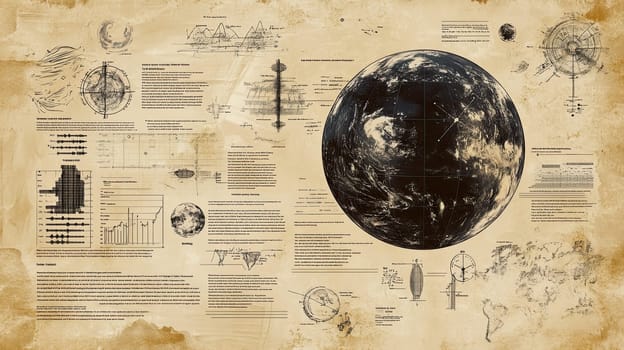 This infographic provides a visual representation of detailed global data analytics alongside geographical features, enhancing understanding of diverse regions.