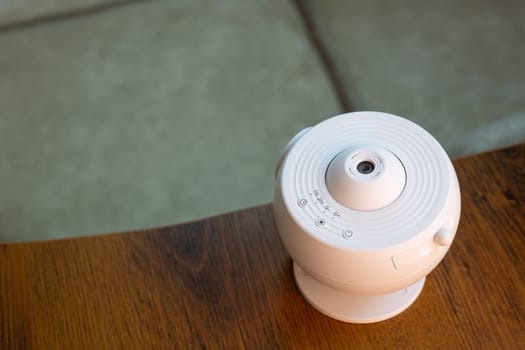 Compact home galaxy projector for solar system and space education. Device for exploring space using ceiling projection, home planetarium for studying the planet