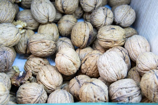 brown healthy organic food whole raw group diet snack seed nut fruit ingredient closeup walnut