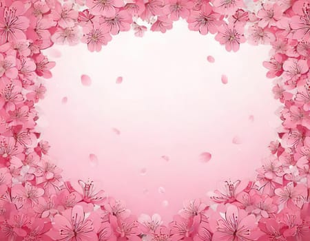 Breathtaking Beauty of Spring. Special Occasion Floral Template. Pastel Colors and Blank Space Floral Frame. Perfect Design for Invitations, Special Occasions and Celebrations. A delicate floral frame designed in soft pastel tones provides the perfect backdrop for invitations, cards, announcements or congratulatory messages. Featuring vibrantly colored flowers, this elegant yet simple design includes a large blank space in the center for adding text. Perfect for special occasions, wedding invitations, birthday cards or social media sharing.