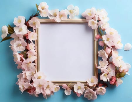 Breathtaking Beauty of Spring. Special Occasion Floral Template. Pastel Colors and Blank Space Floral Frame. Perfect Design for Invitations, Special Occasions and Celebrations. A delicate floral frame designed in soft pastel tones provides the perfect backdrop for invitations, cards, announcements or congratulatory messages. Featuring vibrantly colored flowers, this elegant yet simple design includes a large blank space in the center for adding text. Perfect for special occasions, wedding invitations, birthday cards or social media sharing.