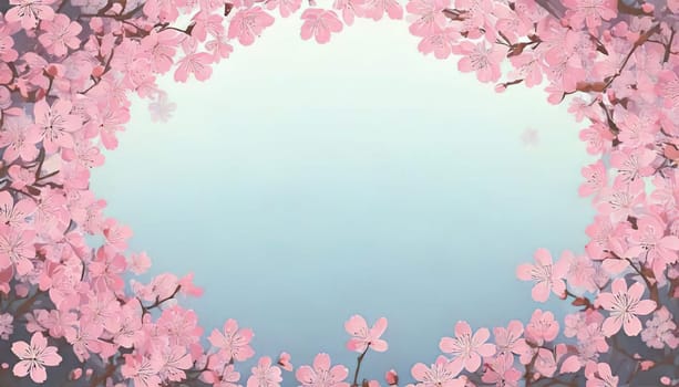 Breathtaking Beauty of Spring. Special Occasion Floral Template. Pastel Colors and Blank Space Floral Frame. Perfect Design for Invitations, Special Occasions and Celebrations. A delicate floral frame designed in soft pastel tones provides the perfect backdrop for invitations, cards, announcements or congratulatory messages. Featuring vibrantly colored flowers, this elegant yet simple design includes a large blank space in the center for adding text. Perfect for special occasions, wedding invitations, birthday cards or social media sharing.