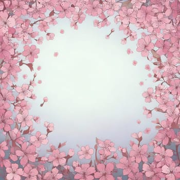 Breathtaking Beauty of Spring. Special Occasion Floral Template. Pastel Colors and Blank Space Floral Frame. Perfect Design for Invitations, Special Occasions and Celebrations. A delicate floral frame designed in soft pastel tones provides the perfect backdrop for invitations, cards, announcements or congratulatory messages. Featuring vibrantly colored flowers, this elegant yet simple design includes a large blank space in the center for adding text. Perfect for special occasions, wedding invitations, birthday cards or social media sharing.