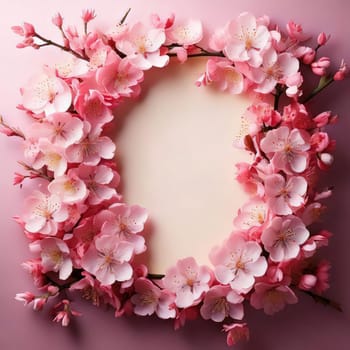 Breathtaking Beauty of Spring. Special Occasion Floral Template. Pastel Colors and Blank Space Floral Frame. Perfect Design for Invitations, Special Occasions and Celebrations. A delicate floral frame designed in soft pastel tones provides the perfect backdrop for invitations, cards, announcements or congratulatory messages. Featuring vibrantly colored flowers, this elegant yet simple design includes a large blank space in the center for adding text. Perfect for special occasions, wedding invitations, birthday cards or social media sharing.