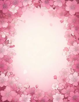Breathtaking Beauty of Spring. Special Occasion Floral Template. Pastel Colors and Blank Space Floral Frame. Perfect Design for Invitations, Special Occasions and Celebrations. A delicate floral frame designed in soft pastel tones provides the perfect backdrop for invitations, cards, announcements or congratulatory messages. Featuring vibrantly colored flowers, this elegant yet simple design includes a large blank space in the center for adding text. Perfect for special occasions, wedding invitations, birthday cards or social media sharing.