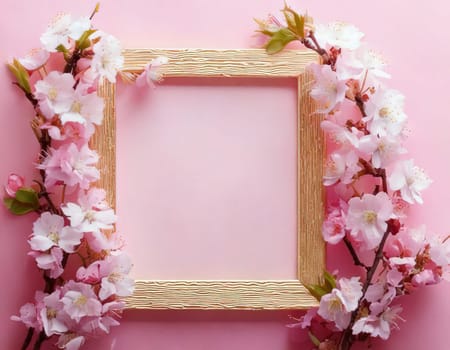Breathtaking Beauty of Spring. Special Occasion Floral Template. Pastel Colors and Blank Space Floral Frame. Perfect Design for Invitations, Special Occasions and Celebrations. A delicate floral frame designed in soft pastel tones provides the perfect backdrop for invitations, cards, announcements or congratulatory messages. Featuring vibrantly colored flowers, this elegant yet simple design includes a large blank space in the center for adding text. Perfect for special occasions, wedding invitations, birthday cards or social media sharing.