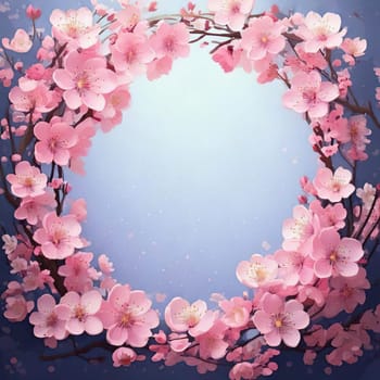 Breathtaking Beauty of Spring. Special Occasion Floral Template. Pastel Colors and Blank Space Floral Frame. Perfect Design for Invitations, Special Occasions and Celebrations. A delicate floral frame designed in soft pastel tones provides the perfect backdrop for invitations, cards, announcements or congratulatory messages. Featuring vibrantly colored flowers, this elegant yet simple design includes a large blank space in the center for adding text. Perfect for special occasions, wedding invitations, birthday cards or social media sharing.
