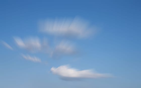 Low angle view to sky with clouds