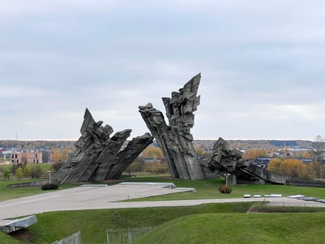 Ninth Fort view from the sky, Kaunas . High quality photo