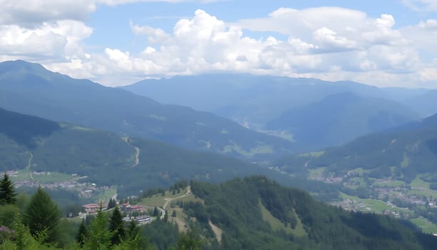 Mountain scenery. High quality photo