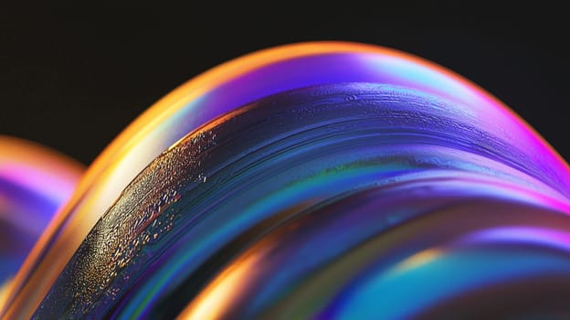 Captivating abstract image with mesmerizing circular pattern, dark center, flowing lines, bright colors, and glowing gradient. Ideal for backgrounds or striking visual element