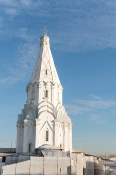 RUSSIA-OCT 19, 2024: russian historical history sky monument orthodox ancient tower moscow religion old landmark museum