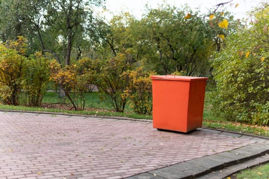 bin recycling red urban garbage recycle trash waste dump clean pollution environment