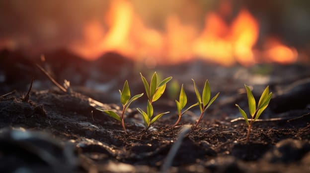 Firefighters are tirelessly working to control a massive wildfire in California, using hoses and equipment to combat the flames and smoke, aiming to protect nearby homes and wildlife.