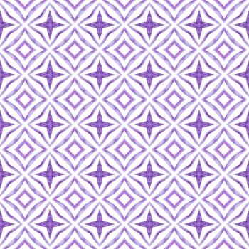Tropical seamless pattern. Purple original boho chic summer design. Hand drawn tropical seamless border. Textile ready fabulous print, swimwear fabric, wallpaper, wrapping.