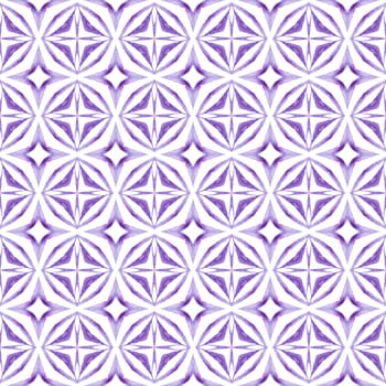 Textile ready delicate print, swimwear fabric, wallpaper, wrapping. Purple comely boho chic summer design. Trendy organic green border. Organic tile.