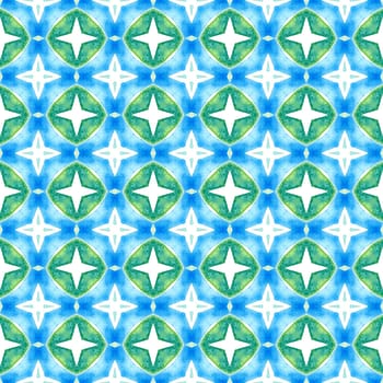 Organic tile. Green comely boho chic summer design. Trendy organic green border. Textile ready overwhelming print, swimwear fabric, wallpaper, wrapping.
