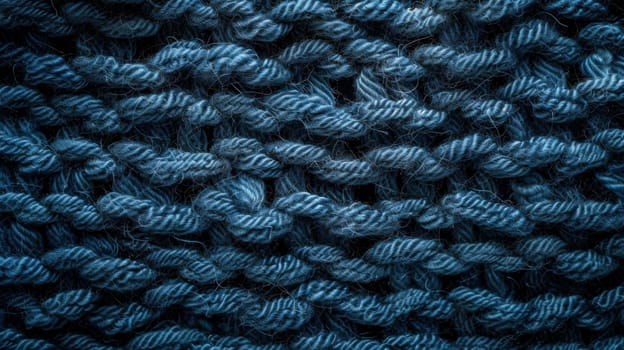 Close-up of woolen knit texture backdrop