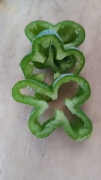 Food green pepper vegan vegetable . High quality photo