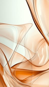 Abstract background with orange and white curved lines flowing and intertwining, generating a sense of movement and dynamism