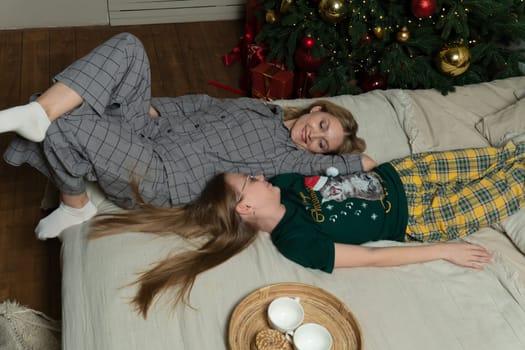 love new man couple celebration bed girl tenderness holiday positive happy fun family gift year