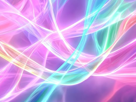 Vibrant light trails create mesmerizing abstract background.