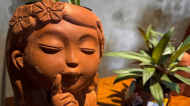 clay sculptures showcasing cultural artistry and expression. The intricate details highlight craftsmanship and creativity, providing a unique perspective on cultural art good for multimedia content creation