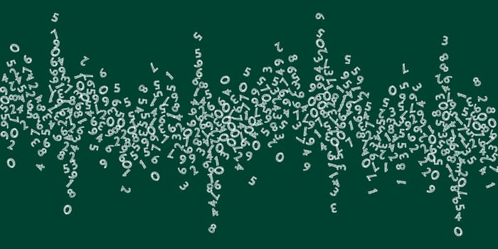 Scattered letters of latin alphabet. Colorful childish floating characters of English language. Foreign languages study concept. Back to school banner .