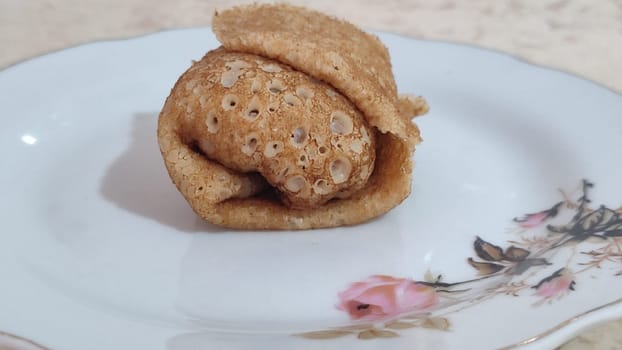 pancake, flour home food on plate, object, cooking lunch dinner breakfast. High quality photo