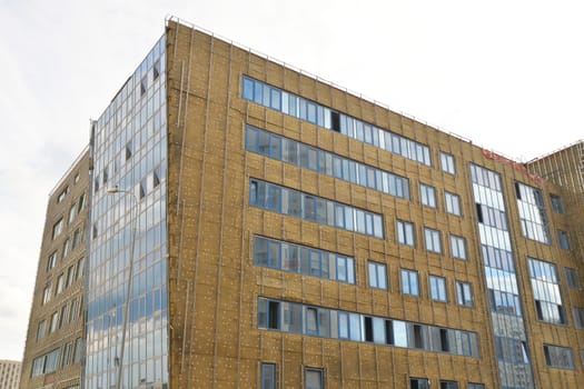External wall insulation with mineral wool