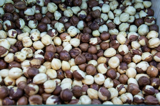 protein nut background food retail fruit sale heap market nutrition raw snack kernel