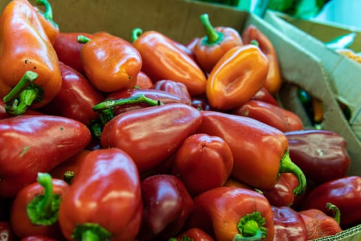 grocery fruit produce food organic market nutrition pepper fresh ripe natural healthy