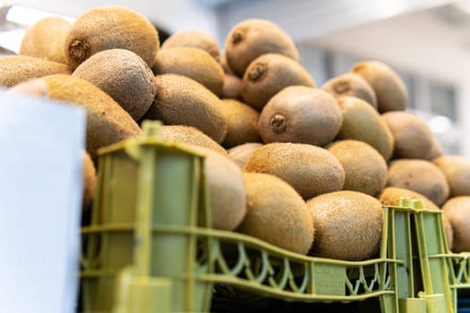 delicious background nutrition market sweet juicy ripe food fruit fresh kiwi healthy organic