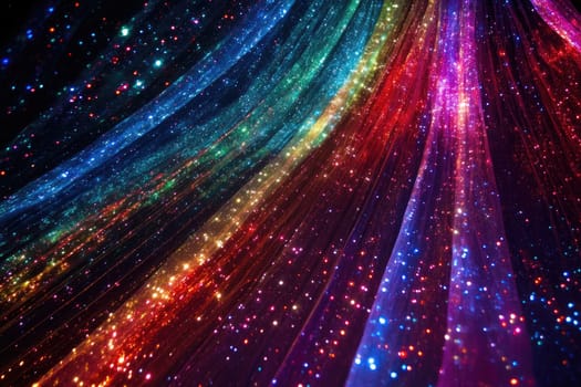Discover a mesmerizing abstract image featuring vibrant light patterns that evoke the essence of hyperspace and cosmic energy. Perfect for a stunning backdrop.