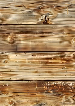 A detailed view of aged wooden planks displaying natural textures and knots