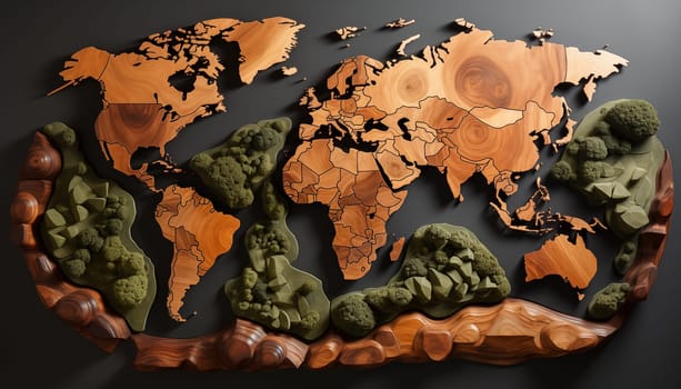 World map - abstract background. High quality photo