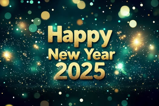 Luxury happy new year 2025 editable text effect. happy New year background. High quality illustration