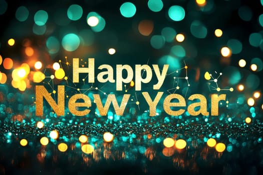 Luxury happy new year 2025 editable text effect. happy New year background.