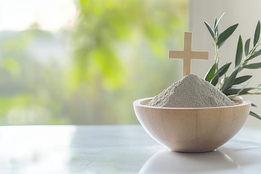 Reflective moment: observing Ash Wednesday with focus on introspection, humility, spiritual renewal, marking beginning of Lent, period of prayer, fasting, preparation for Easter Christian tradition